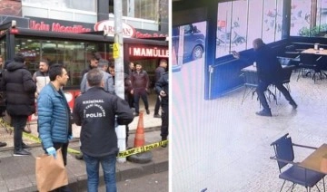 Güpegündüz dehşet anları: İstanbul Ataşehir'de kafede silahlı çatışma!