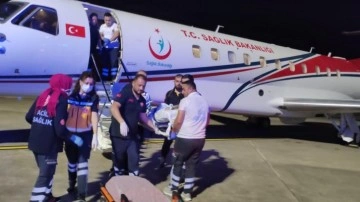 Hac için gittiği Arabistan'da rahatsızlandı, ambulans uçakla Türkiye'ye getirildi
