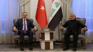 Hakan Fidan, Irak'ta Fetih İttifakı lideri Amiri ile görüştü