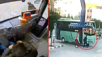 Halk otobüsü şoförü, yolcuyla tartışırken Emine'yi ezerek ölümüne neden olmuş! Anbean kamerada