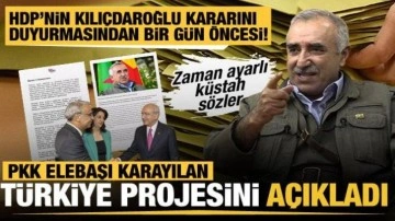 HDP Kılıçdaroğlu kararını açıkladı. Elebaşı Karayılan'dan küstah "Türkiye projesi" sö