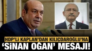 HDP'li Hasip Kaplan'dan Kılıçdaroğlu'na 'Sinan Oğan' mesajı: Kürtleri kızdı
