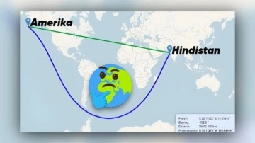 Hindistan'dan Dümdüz İlerleyerek Amerika'ya Ulaşmak Mümkün - Webtekno