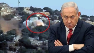 Hizbullah, sınır hattında İsrail'e ait iki tankı böyle vurdu