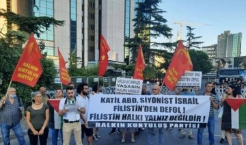 HKP'den İsrail Başkonsolosluğu önünde protesto: 'İsrail'in en büyük destekçisi AKP ik