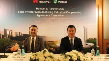 Huawei Türkiye ve Partner EGS, Türkiye'de Inverter üretimi için işbirliğine gidiyor