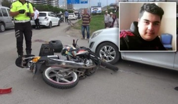 İki otomobile çarpan motokurye yaşamını yitirdi