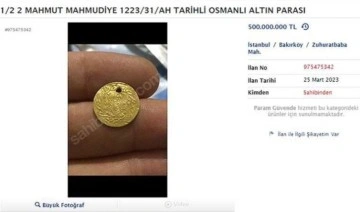 İnternette Osmanlı paraları milyonlarca liraya satışa çıkarıldı: En pahalısı 500 milyon lira