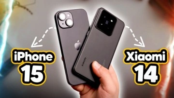 iPhone 15 vs Xiaomi 14 kıyaslama!