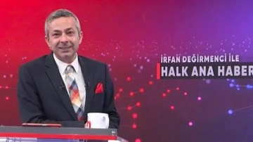 İrfan Değirmenci canlı yayında Halk TV'ye veda etti: 'Yeni bir yolda buluşacağız'