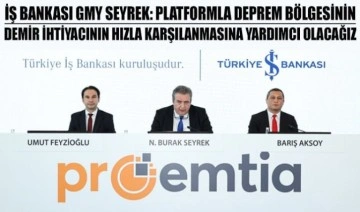 İş Bankası’ndan Türkiye’nin ilk emtia ticareti platformu Proemtia