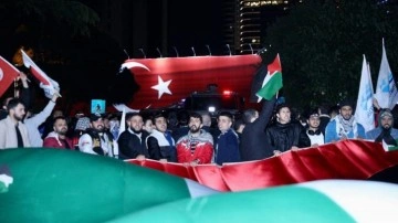 İşgalci İsrail Türkiye genelinde protesto edildi
