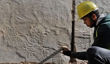 IŞİD'in yıktığı antik kente Asurlulara ait kalıntılar bulundu