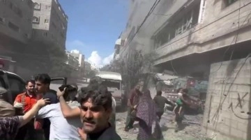 İsrail Gazze'ye bomba yağdırıyor! İDDEF, yaraları sarmaya devam ediyor