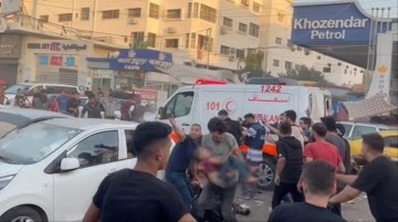 İsrail, Şifa Hastanesi'ndeki poliklinik binasını bombaladı! Çok sayıda ölü ve yaralı var