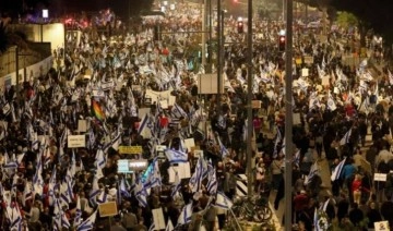 İsrail'de kitlesel protesto