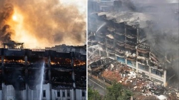 İstanbul Başakşehir'de dev fabrikadaki yangın 24 saattir devam ediyor