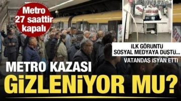 İstanbul'da Metro Hattındaki arıza 32 saattir giderilemedi