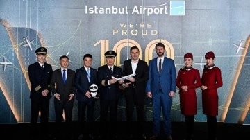 İstanbul Havalimanı, 'Cumhuriyet'in 100. Yılında 100 Hava Yolu' hedefine ulaştı!