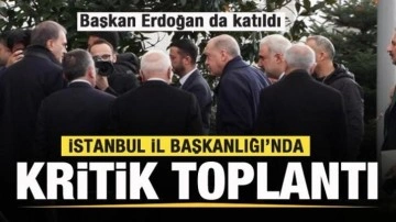 İstanbul İl Başkanlığı'nda kritik toplantı! Cumhurbaşkanı Erdoğan da katıldı