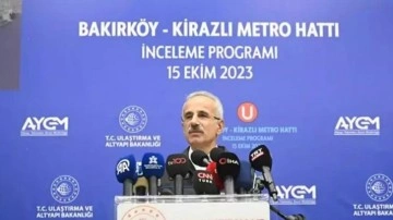 İstanbul’a yeni metro! Bakan Uraloğlu açılış için tarih verdi