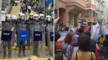 İstanbul'da izinsiz LGBT yürüyüşü yapmak isteyenleri polis müdahalesi! Gözaltılar var