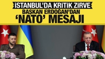 İstanbul'da önemli görüşme! Cumhurbaşkanı Erdoğan'dan kritik NATO açıklaması