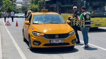 İstanbul'da taksicilere "kısa mesafe" denetimi