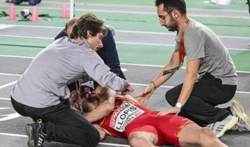 İstanbul’daki yarışta İspanyol atlet Enrique Llopis korkuttu