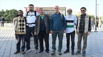 İstanbul'dan Gazze'ye yürüyüş başlattılar!