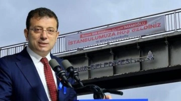 İstanbul'u unutan İmamoğlu'nu 'tiye' aldılar: Pankartlar dikkat çekti!