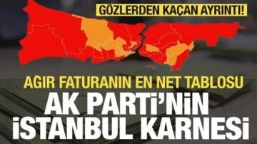 İşte AK Parti'nin İstanbul karnesi! Ağır faturanın tablosu ortaya çıktı