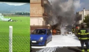 İtalya'da iki eğitim uçağı çarpıştı