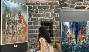 İtalyan Ressamlar Diyarbakır'da sergisi ziyaretçilerini bekliyor