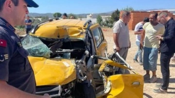 İzmir&rsquo;de feci kaza: 1 ölü, 3 yaralı