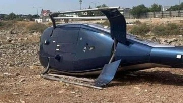 İzmir'de helikopter kazası: Yaralılar var