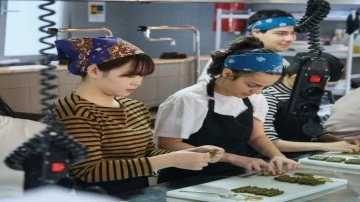 Japon öğrencilere Türk mutfağı eğitimi