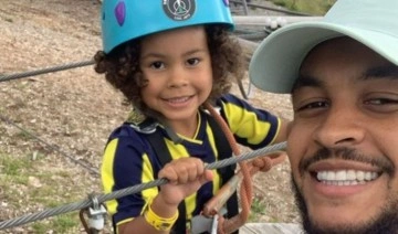 Joshua King'in oğluna Fenerbahçe forması giydirdiği fotoğraf yeniden gündem oldu