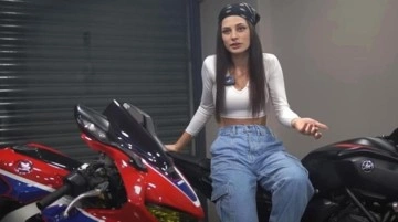 Kadın motorcunun polislerle ilgili sözleri olay oldu: Kadın olduğum için ceza kesmiyorlar