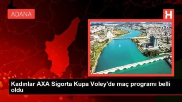 Kadınlar AXA Sigorta Kupa Voley'de maç programı belli oldu