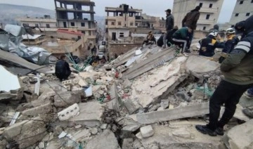 Kahramanmaraş merkezli depremlerden etkilenen Suriye'de can kayıpları 3 bin 317'ye yükseld
