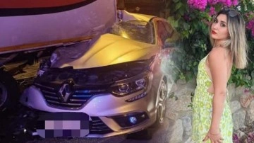 Kamyona çarpan otomobilde ölen Büşra, son yolculuğuna uğurlandı