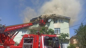 Kandıra'da yangın: Hastaneye kaldırıldı