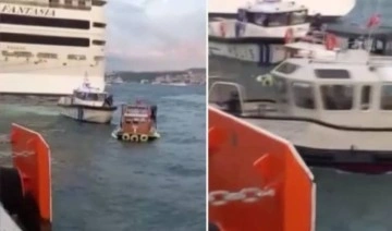 Karaköy’de tekne battı