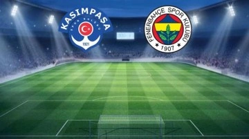 Kasımpaşa-Fenerbahçe maçında ilk düdük çaldı! Canlı anlatım