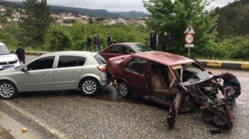 Kastamonu'da zincirleme kaza: İki kişi yaralandı