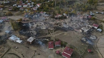 Kastamonu'daki köy yangını söndürüldü! 47 ev yangından etkilendi