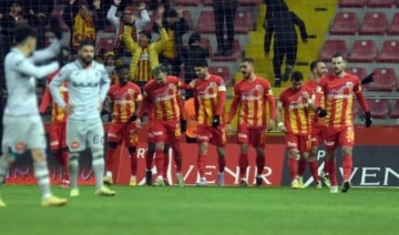Kayserispor sahasında Başakşehir'i tek golle geçmesini bildi!
