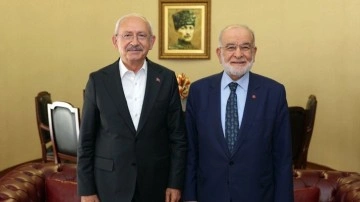 Kemal Kılıçdaroğlu, Temel Karamollaoğlu'nu kabul etti