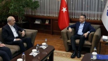 Kılıçdaroğlu AFAD'ı ziyaret etti, Fuat Oktay'la görüştü